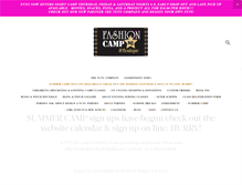 Tablet Screenshot of fashioncampnj.com